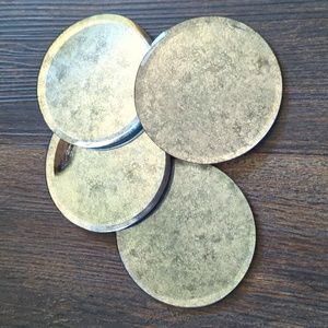 Set of 4 mirrored coasters